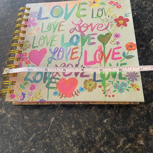 Natural Life Colorful Love Themed Spiral Notebook - Picture 3 of 6